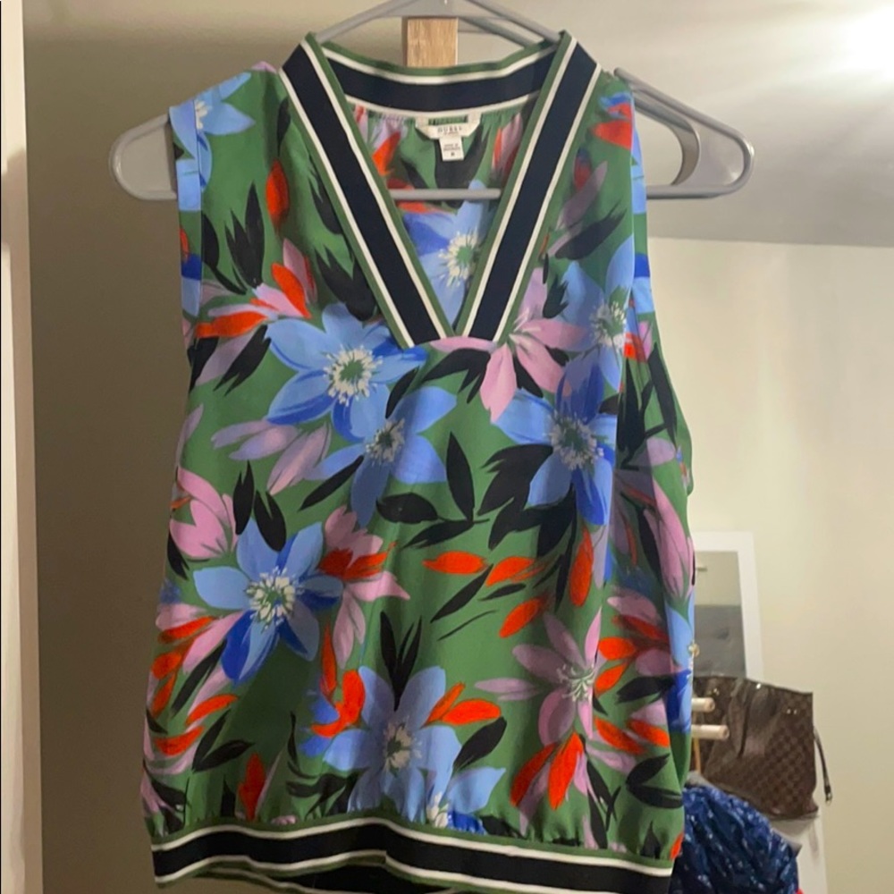 Floral Guess Tank Top